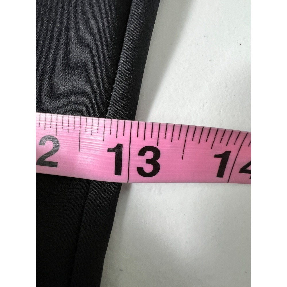 Zara Dress Women S Black Fit & Flare Little Black Dress Sleeveless Flowy Pockets - Picture 5 of 10